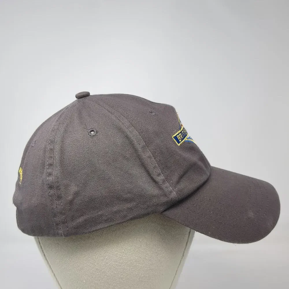 British Beer Company Hat Baseball Cap Gray One Size Slideback Union Jack Logo